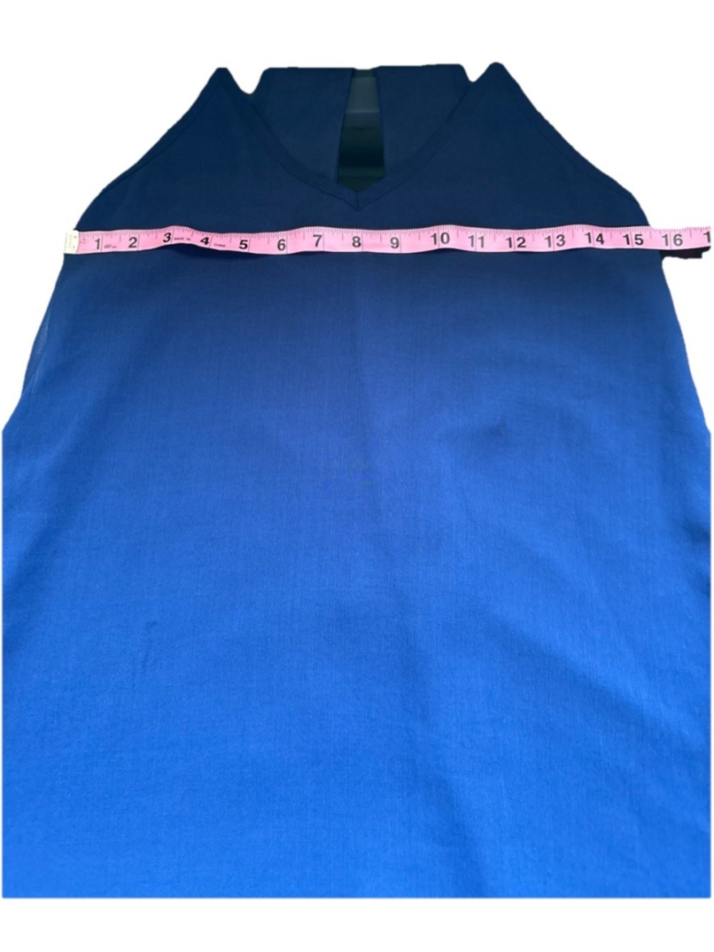 Pearle 88 The Unexpected Dress Navy Blue XS Mini V-Neck Open Back Boutique - Picture 6 of 8